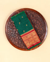 SC3091 - Satin Saree With Copper Butta